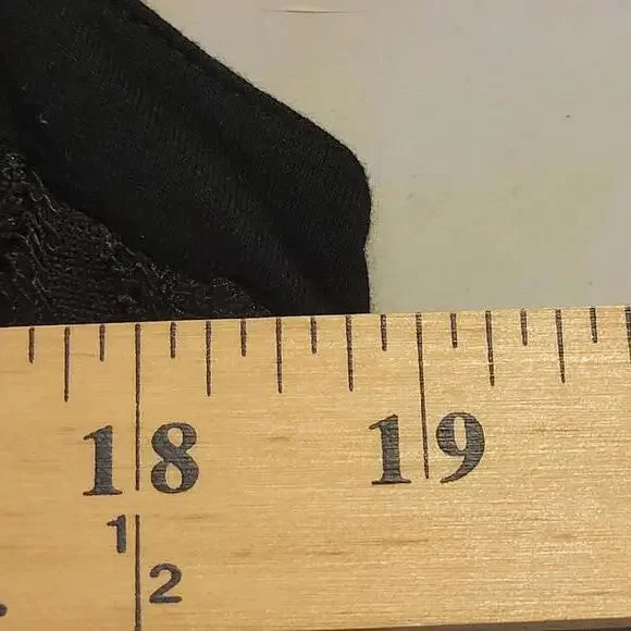 Lane Bryant Black Floral Mesh Lace Stretch Sleeveless Maxi Dress Women Sz 20 - Picture 4 of 9